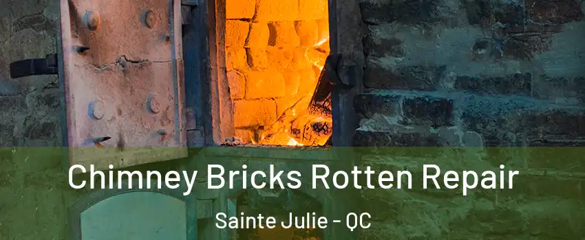  Chimney Bricks Rotten Repair Sainte Julie - QC