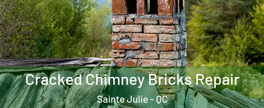  Cracked Chimney Bricks Repair Sainte Julie - QC