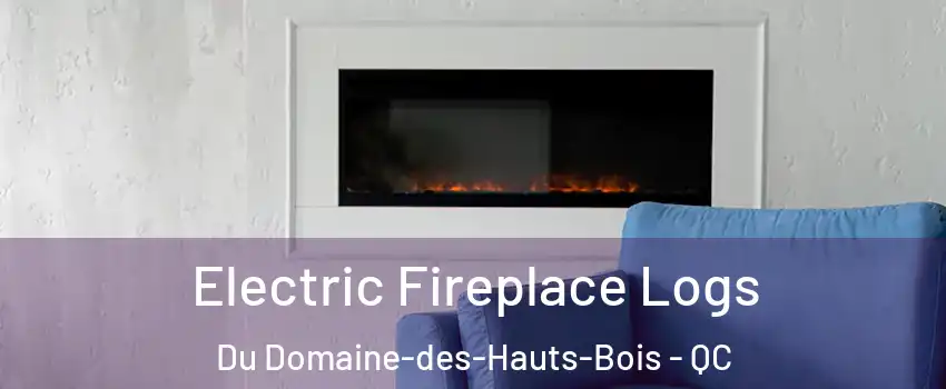  Electric Fireplace Logs Du Domaine-des-Hauts-Bois - QC