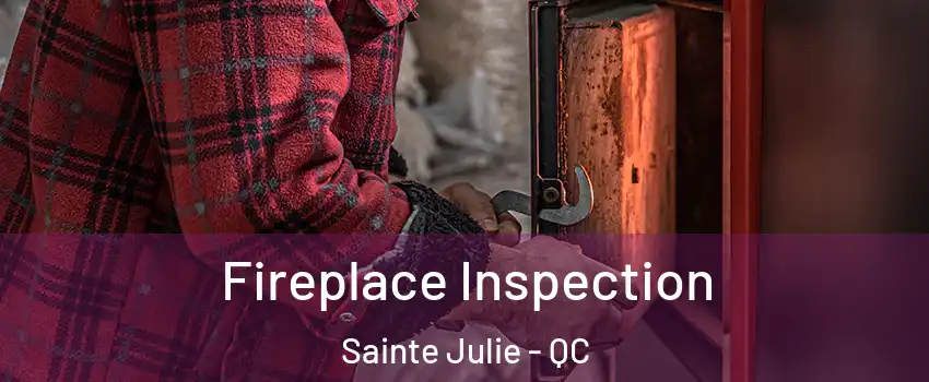  Fireplace Inspection Sainte Julie - QC