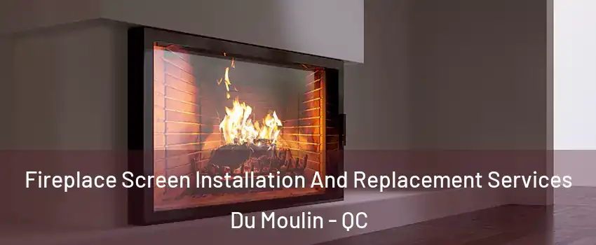  Fireplace Screen Installation And Replacement Services Du Moulin - QC