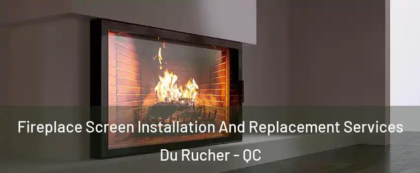  Fireplace Screen Installation And Replacement Services Du Rucher - QC