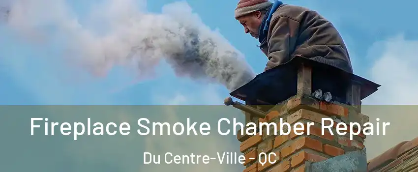  Fireplace Smoke Chamber Repair Du Centre-Ville - QC