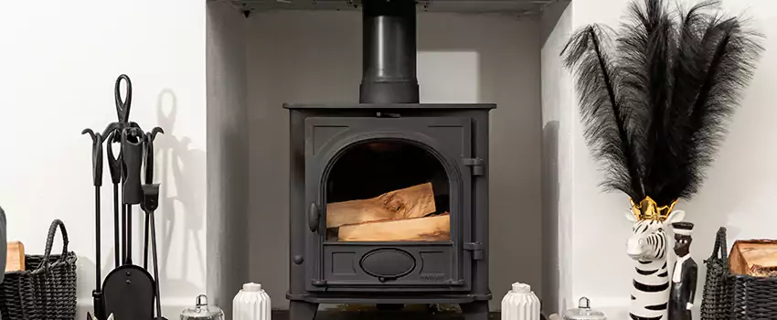 Thelin Hearth Products Providence Pellet Insert Fireplace Installation in Sainte Julie, QC