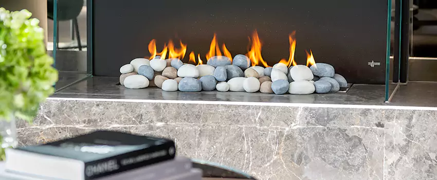 Double-Height Fireplace Design Refurbishment in Sainte Julie, Quebec