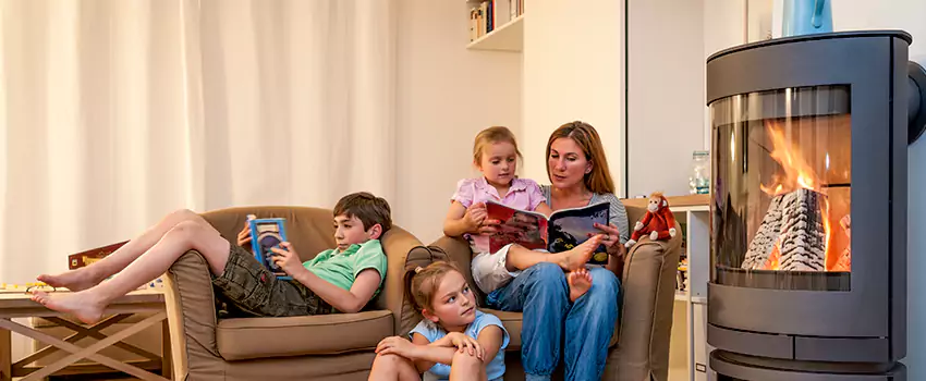 Outdoor Morso Fireplace Broken Screen Replacement in Sainte Julie, Quebec