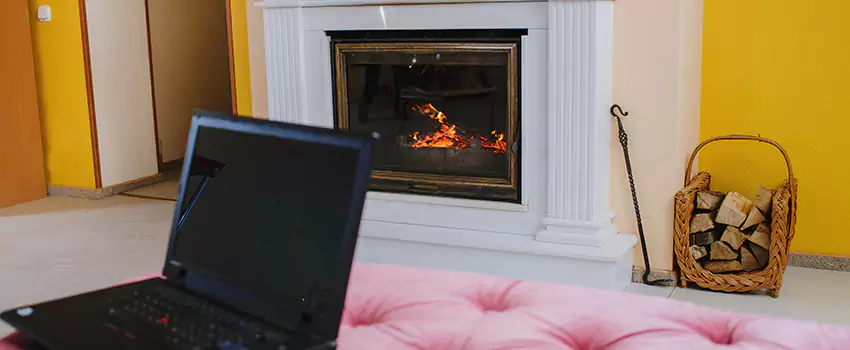 Valor Outdoor Gas Fireplace in Sainte Julie, Quebec