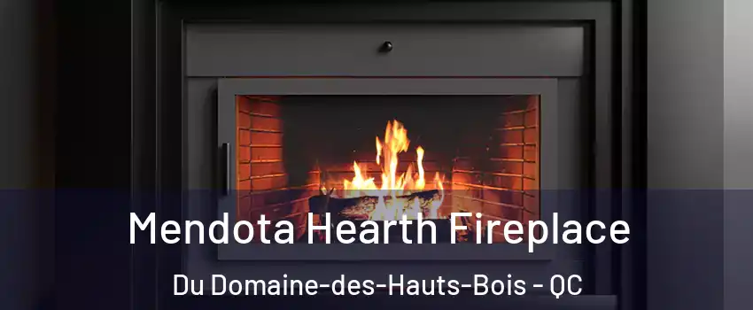  Mendota Hearth Fireplace Du Domaine-des-Hauts-Bois - QC