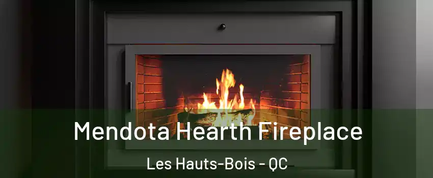  Mendota Hearth Fireplace Les Hauts-Bois - QC