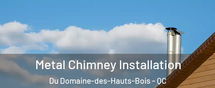  Metal Chimney Installation Du Domaine-des-Hauts-Bois - QC