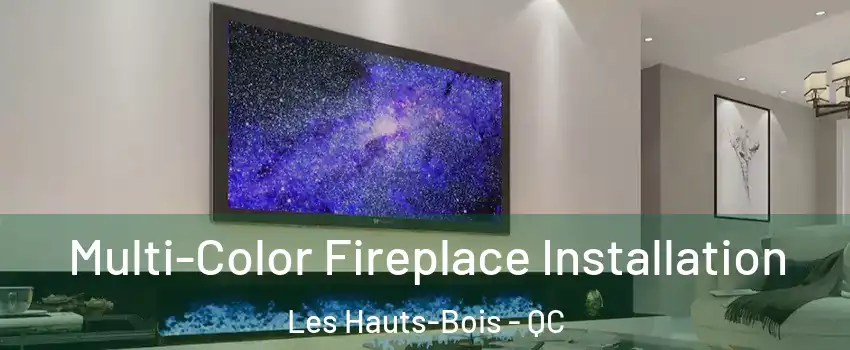  Multi-Color Fireplace Installation Les Hauts-Bois - QC
