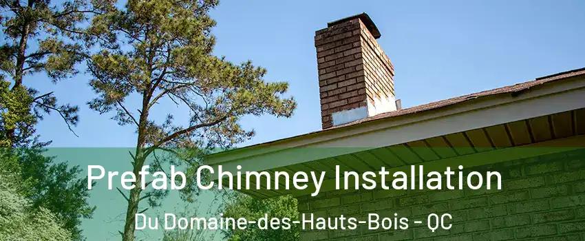 Prefab Chimney Installation Du Domaine-des-Hauts-Bois - QC